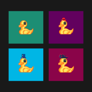 Cute Duck Pixel 01 T-Shirt