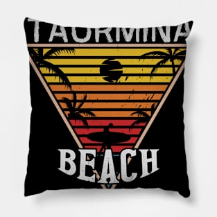 Beach happiness in Taormina Pillow