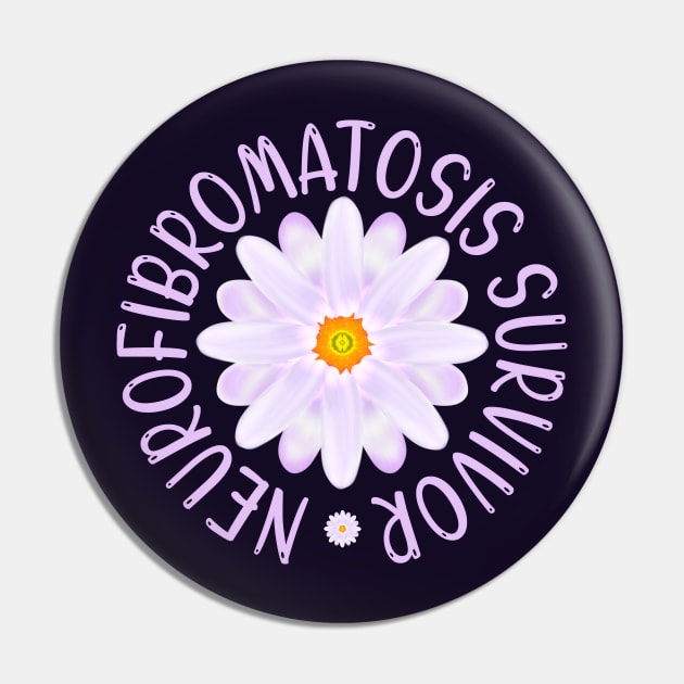 Neurofibromatosis Survivor Pin by MoMido