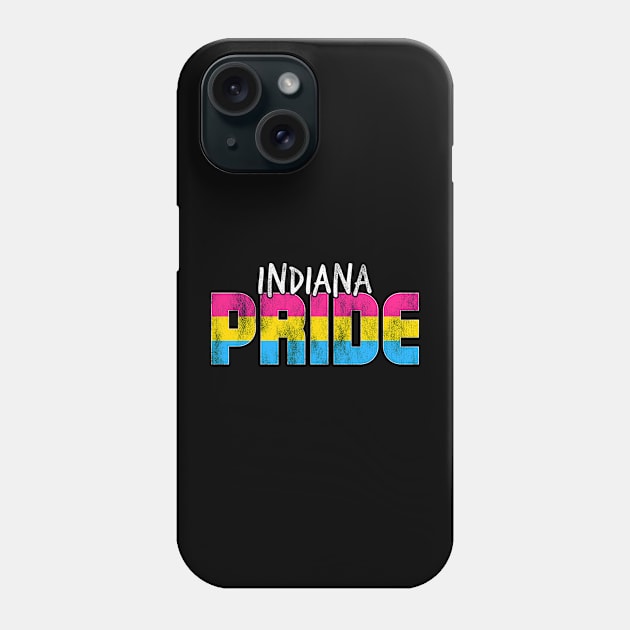 Indiana Pride Pansexual Flag Phone Case by wheedesign