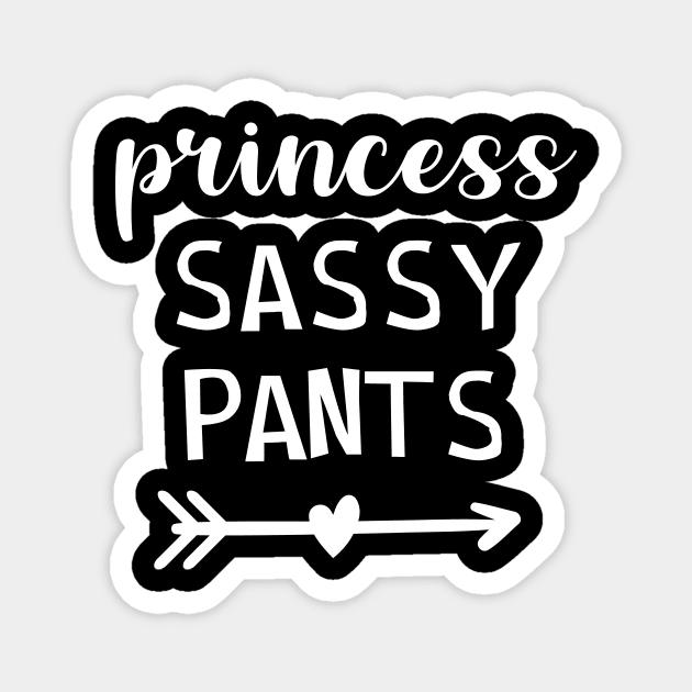 Princess Sassy Pants Magnet by sunima