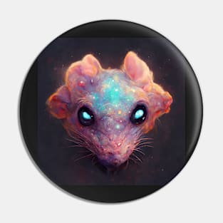 Galaxy Rat Face Weird Halloween - best selling Pin