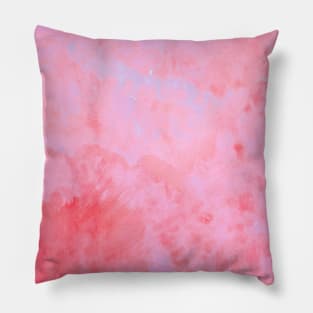 Pink abstract art Pillow