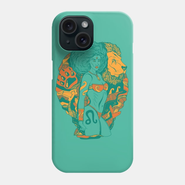 Mountain Green Leo Beauty Phone Case by kenallouis