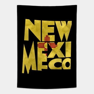 New Mexico Typo Map Tapestry