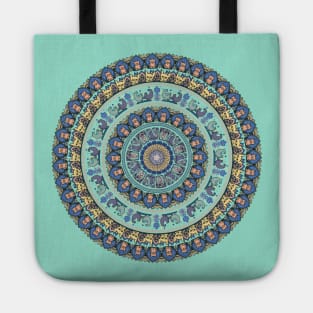 Frenchie Yoga Medallion Tote