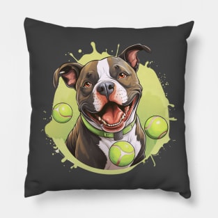 american bully love ball Pillow