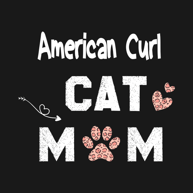 American Curl Cat Mom, American Curl mom gift by foxfieldgear