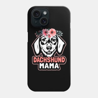 Dachshund Mama Floral Lover Phone Case