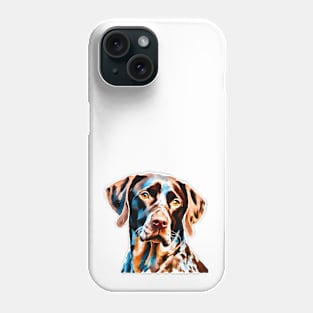 Soulful Impressionist German Shorthaired Pointer Phone Case
