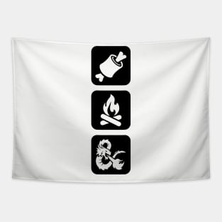 DnD Design Eat Sleep DnD Tapestry