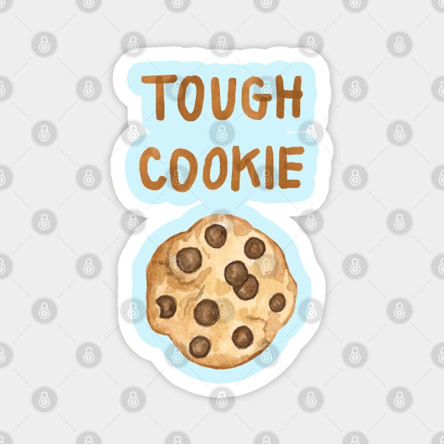 Tough Choc Chip Cookie Magnet by monbaum