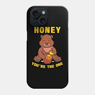 Bear Eating Beekeeper Honey Bee Phone Case