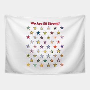 50 State Stars - We are 50 Strong! Tapestry