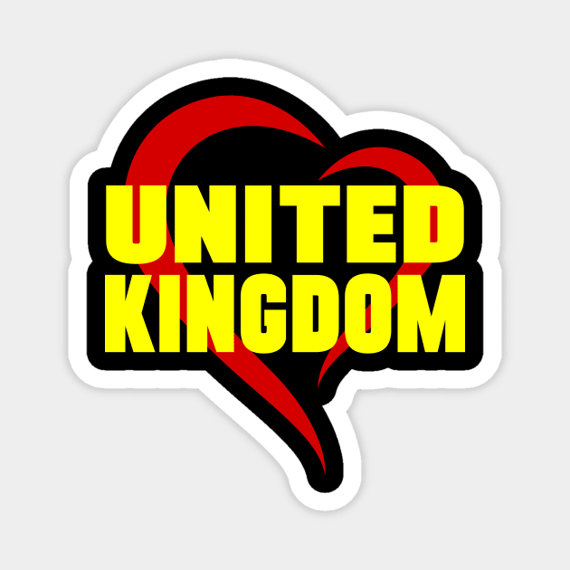 united kingdom Magnet by Polli