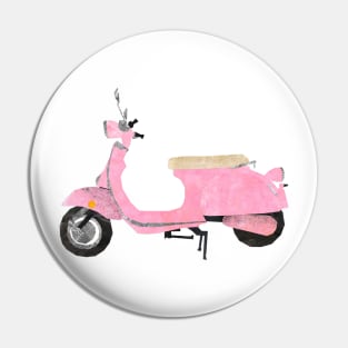 pink moped Pin