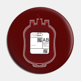 AB- Blood Bags Pin