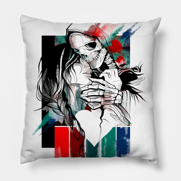 Fractured Heart Pillow by AmyCNicholls