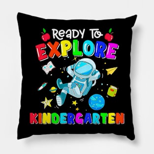 Boys Ready To Explore Kindergarten Back To School Astronomy Pillow