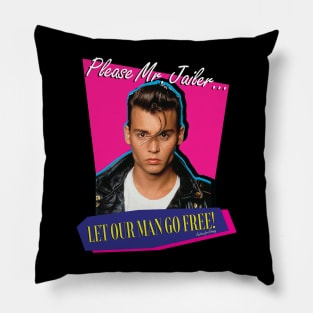 Let Our Man Go Free Pillow