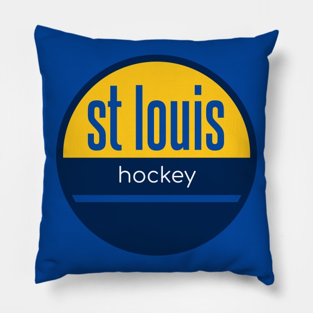 st louis blues hockey Pillow by BVHstudio