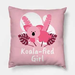 Koala Fied Girl Pillow