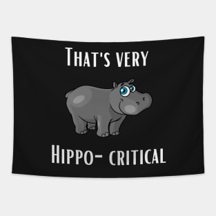 Animal Hippo Pun Tapestry