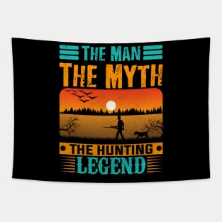 The man the myth the hunting legend Tapestry