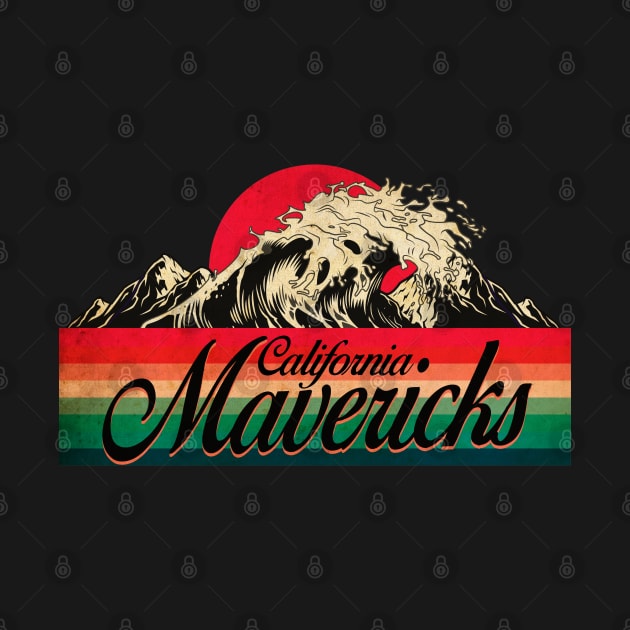 Mavericks Big Wave California by CTShirts