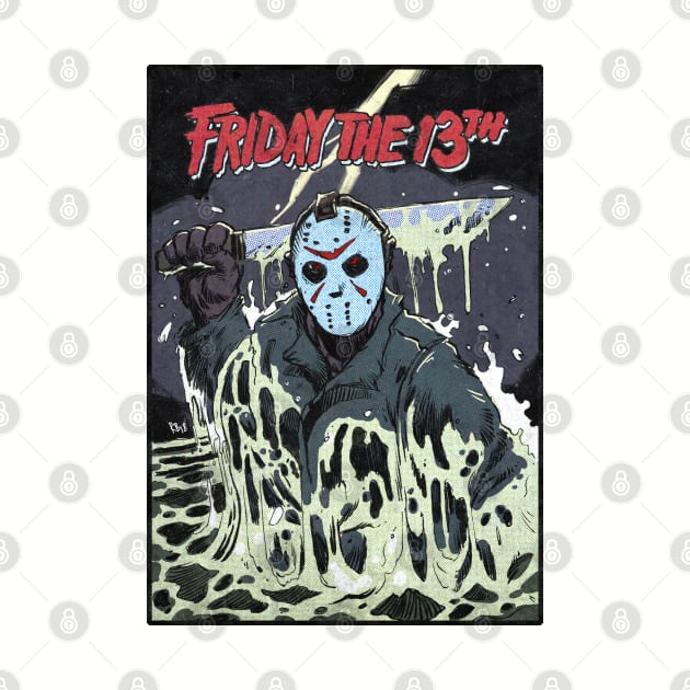 Friday The 13th by RyanButtonIllustrations