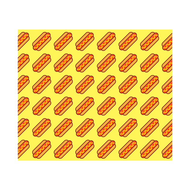 Hot Dog Pattern by timegraf