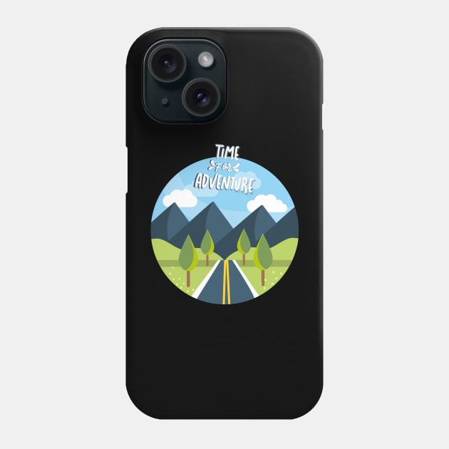 Time for Adventure Explore the world travel lover summer holidays vacation Phone Case by BoogieCreates