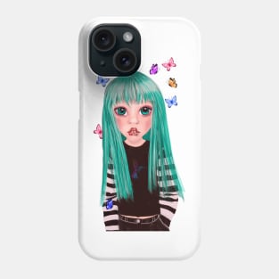 Butterfly girl Phone Case