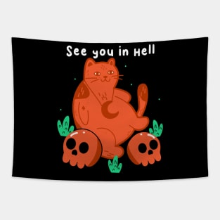 See You In Hell Tapestry