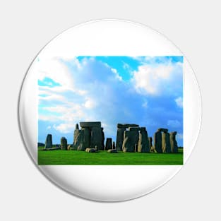 Great Britain. Stonehenge with Green and Blue. 2009 Pin