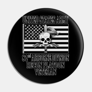 82nd Airborne Recon Platoon- Veteran Pin