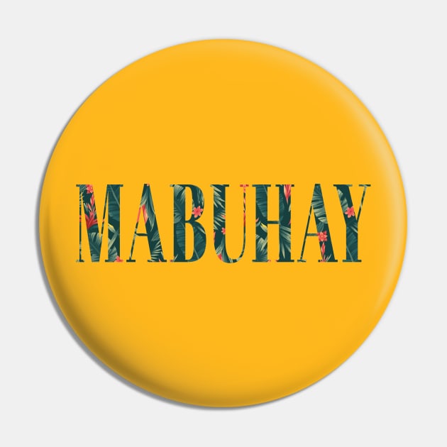 Mabuhay Floral Pin by Mabuhay Clothing