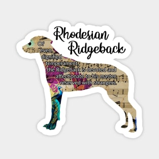 Rhodesian Ridgeback Magnet