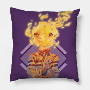 Flame Head Pillow