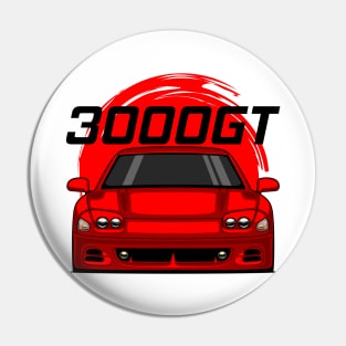 Front Red 3000GT 1994 1997 JDM Pin