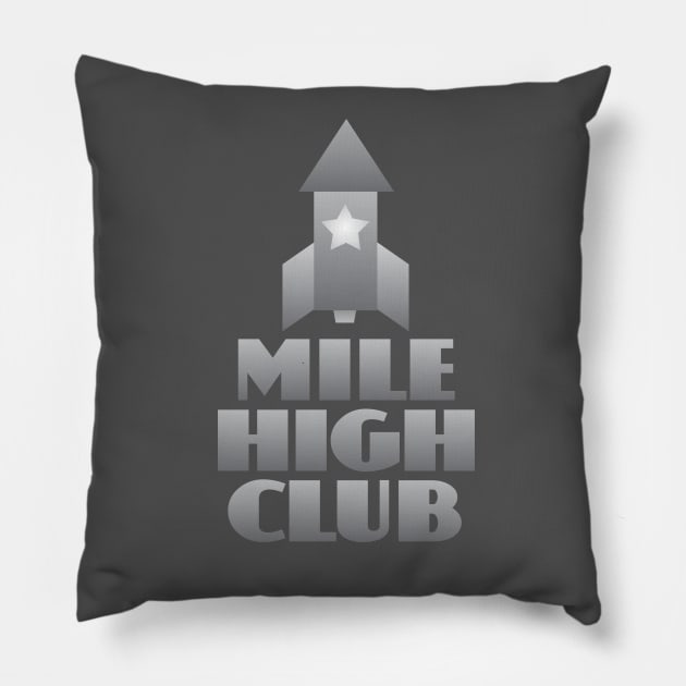 Mile High Club Pillow by Dale Preston Design