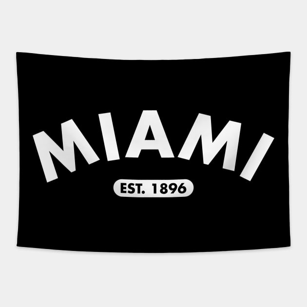 miami est. 1896 Tapestry by creative.z