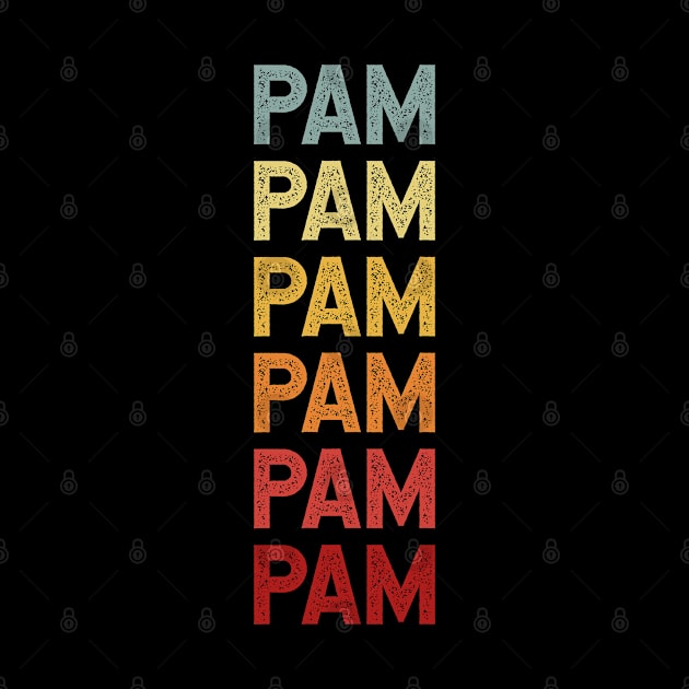 Pam Vintage Name Gift by CoolDesignsDz