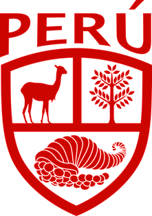 Perú - Escudo - Rojo Magnet