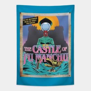 Mystery Science Rusty Barn Sign - The Castle of Fu Manchu Tapestry