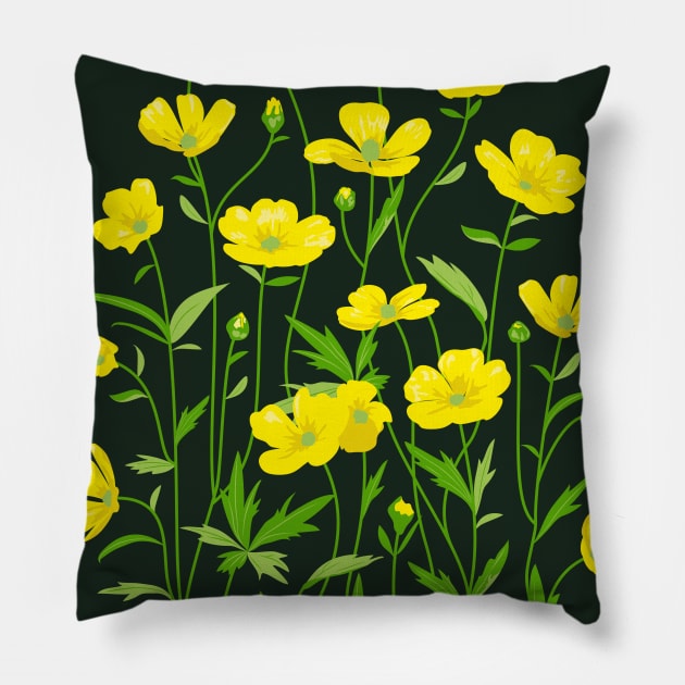 Wildflowers Pillow by lents