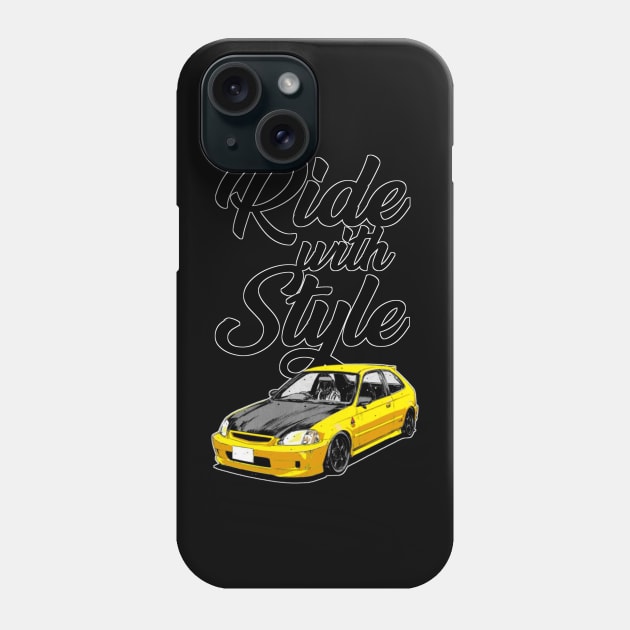 Ride with Style Phone Case by VM04