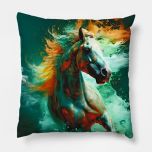 Colourful Stallion Pillow