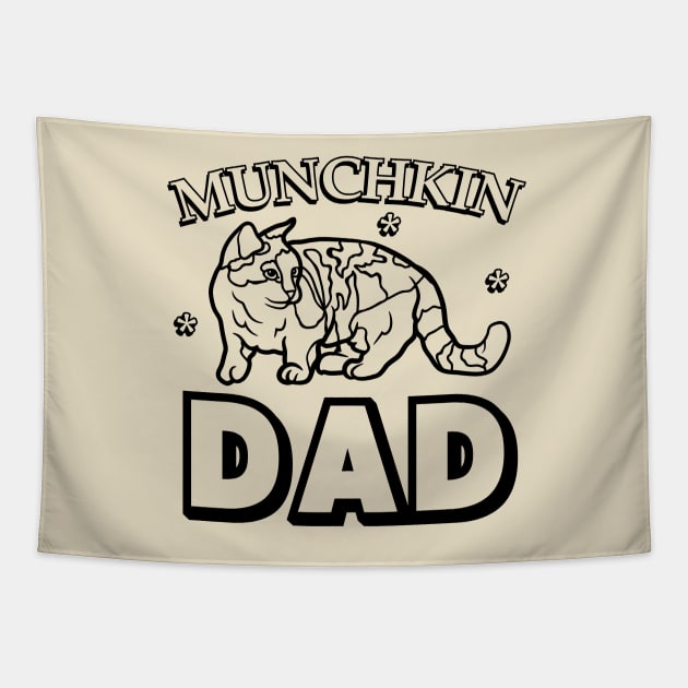 Munchkin Cat Dad Tapestry by soulfulprintss8