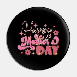 HapMothers Day Floral For Mom Grandma Pin